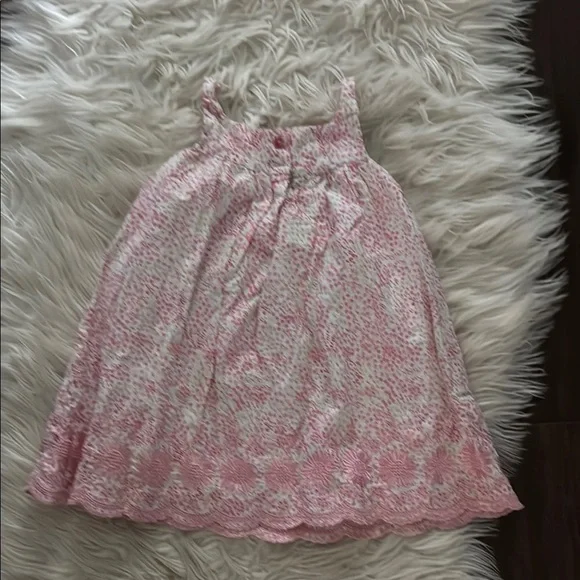 Pink and White Floral Dress - Picture 4 of 4